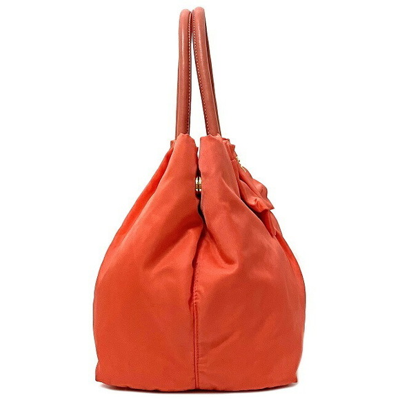 Prada Leather Handbag Nylon Orange - Picture 1 of 10